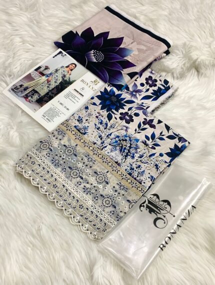 Zara shahJahan MOST DEMANDING EDITION 03PCS UNSTITCHED SUIT